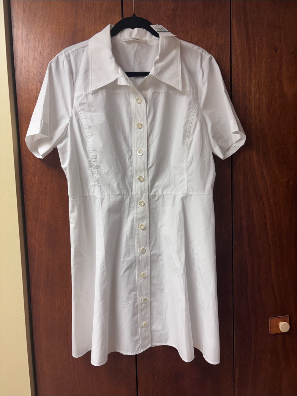 FRAME The Flare Mini Dress – White | NWT | Size Large